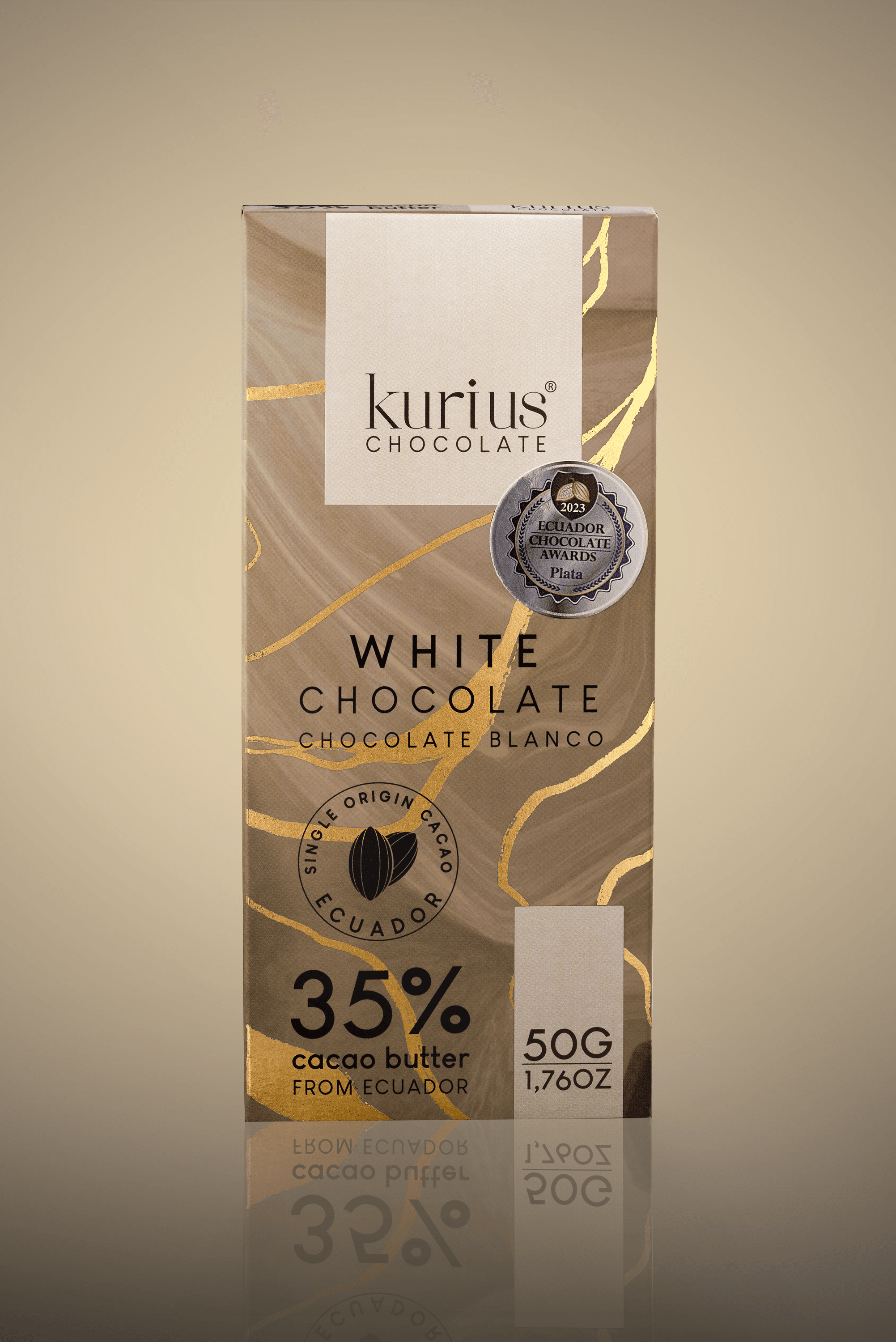 Barra de chocolate blanco 35%