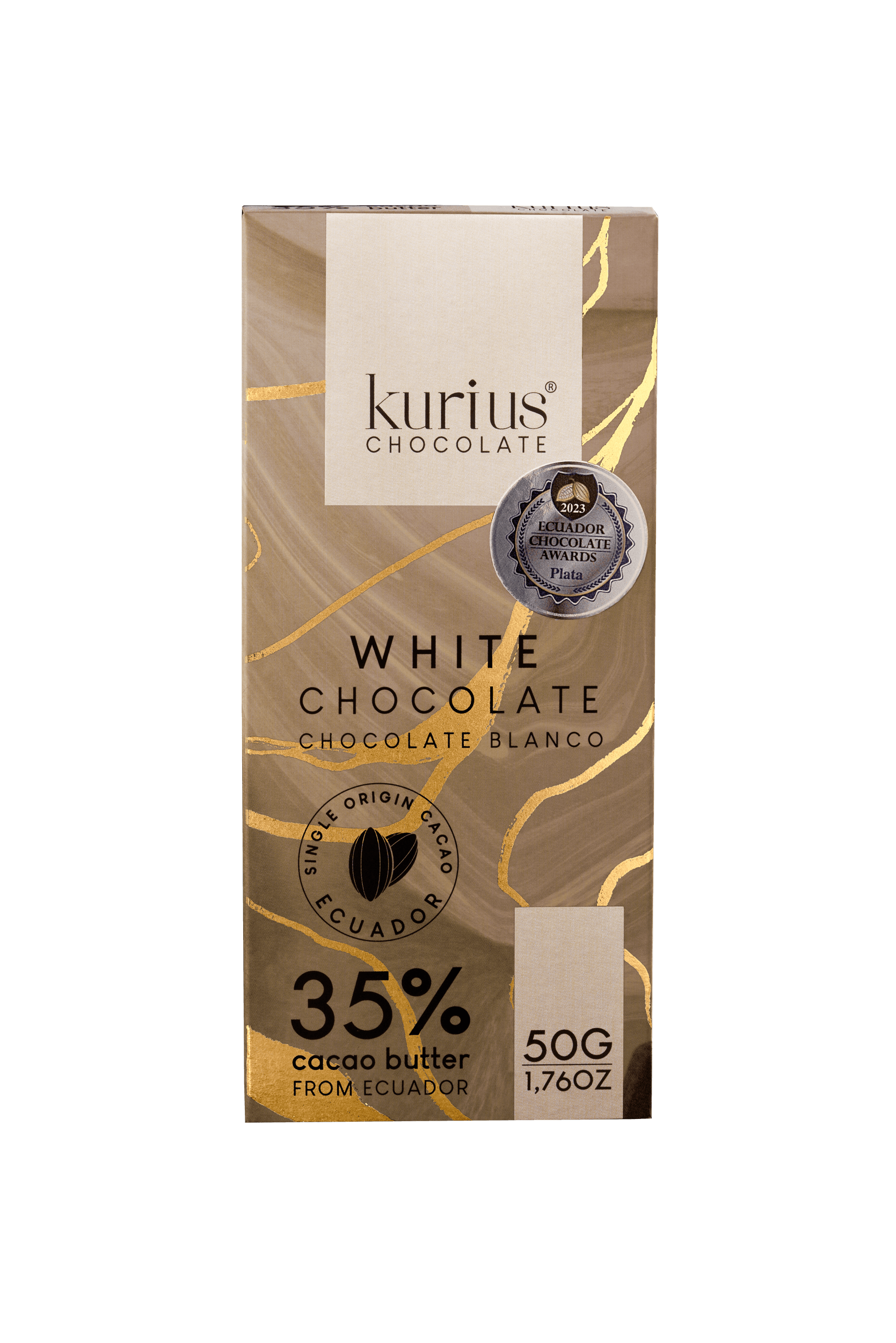 Barra de chocolate blanco 35%