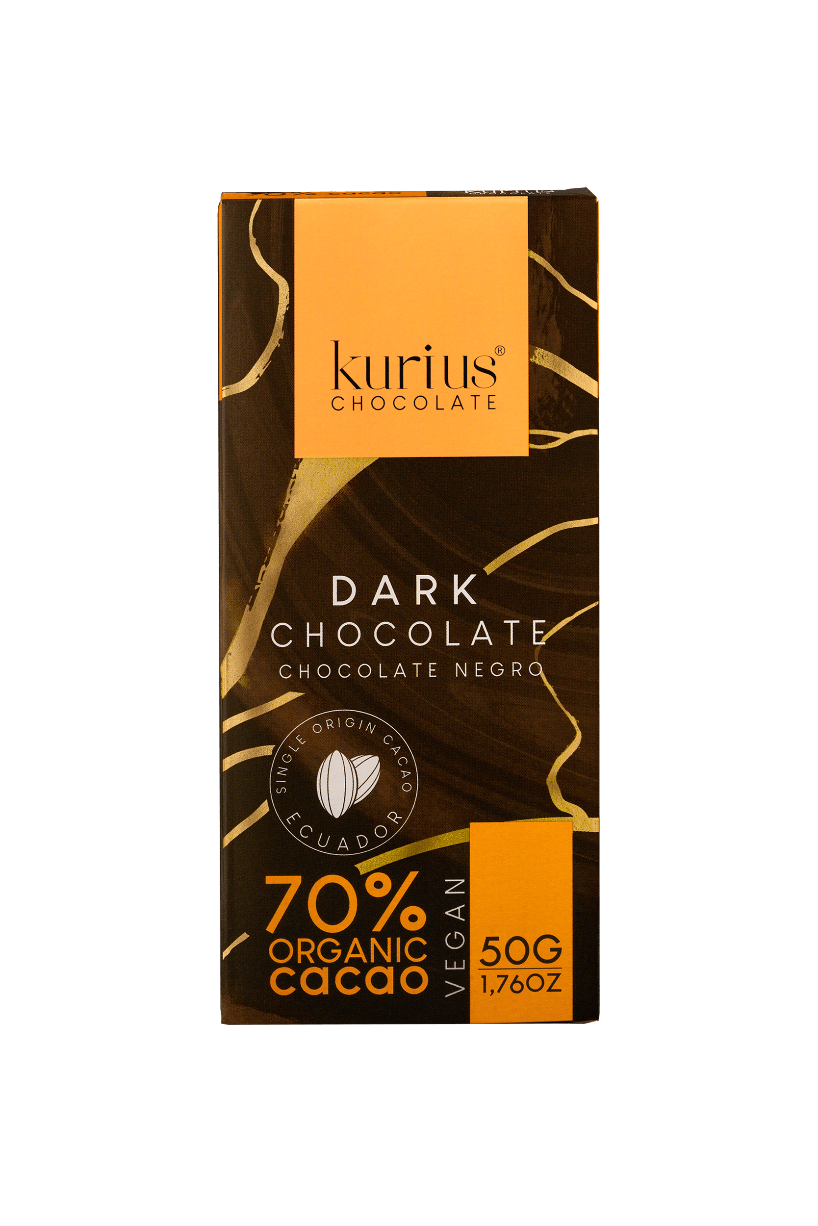 Barra de chocolate negro 70%