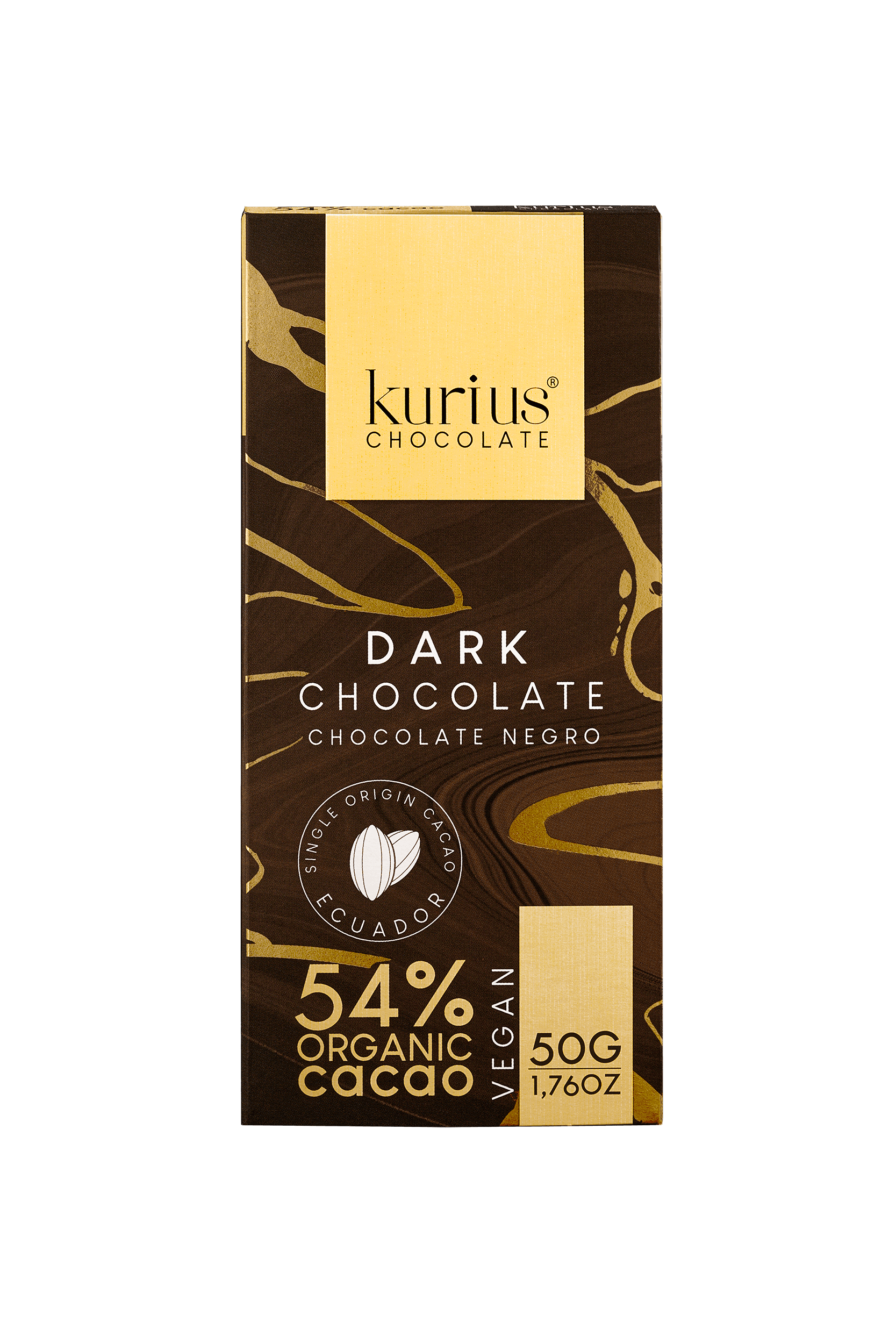 Barra de chocolate negro 54%