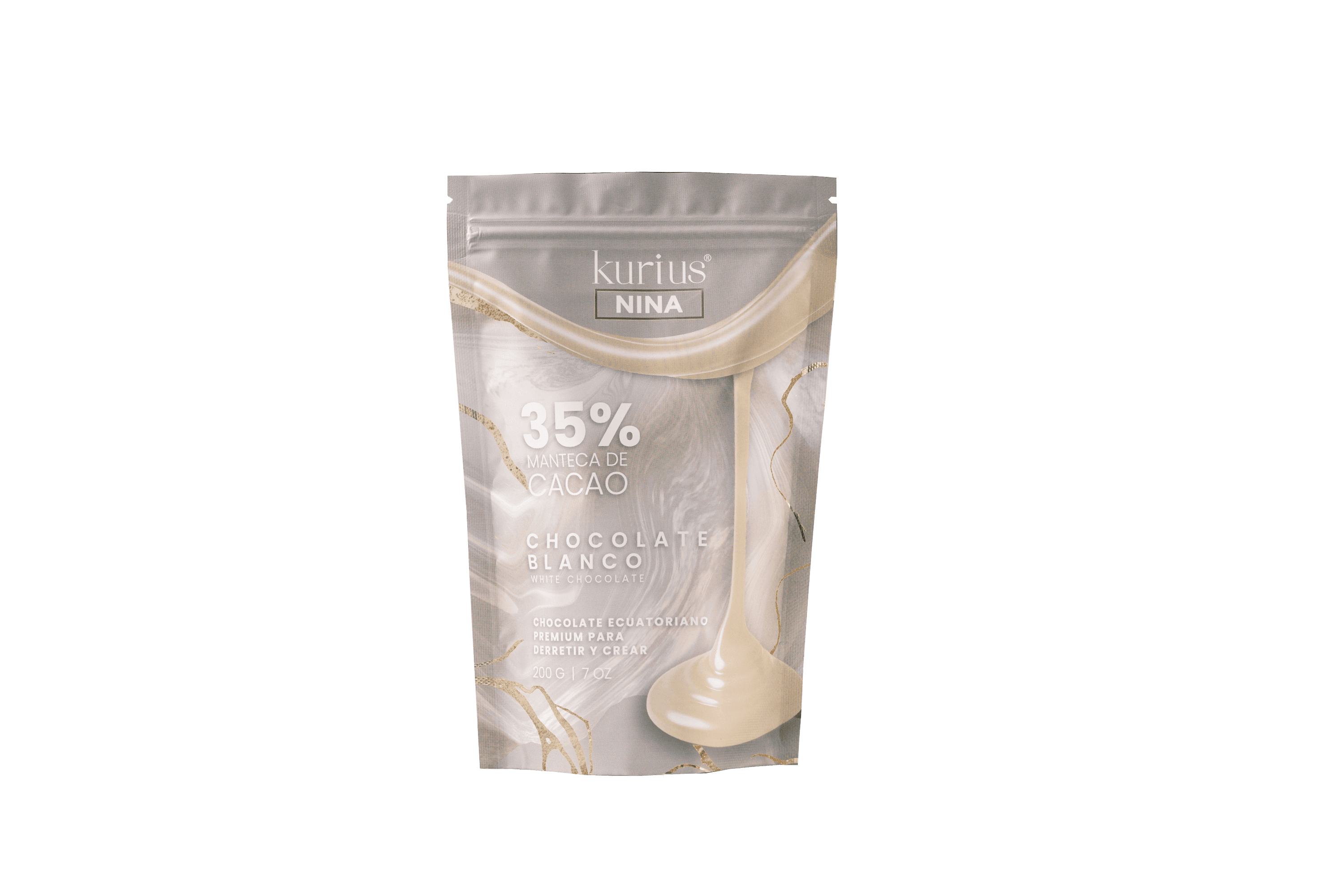Monedas de chocolate Kurius Nina 35% blanco