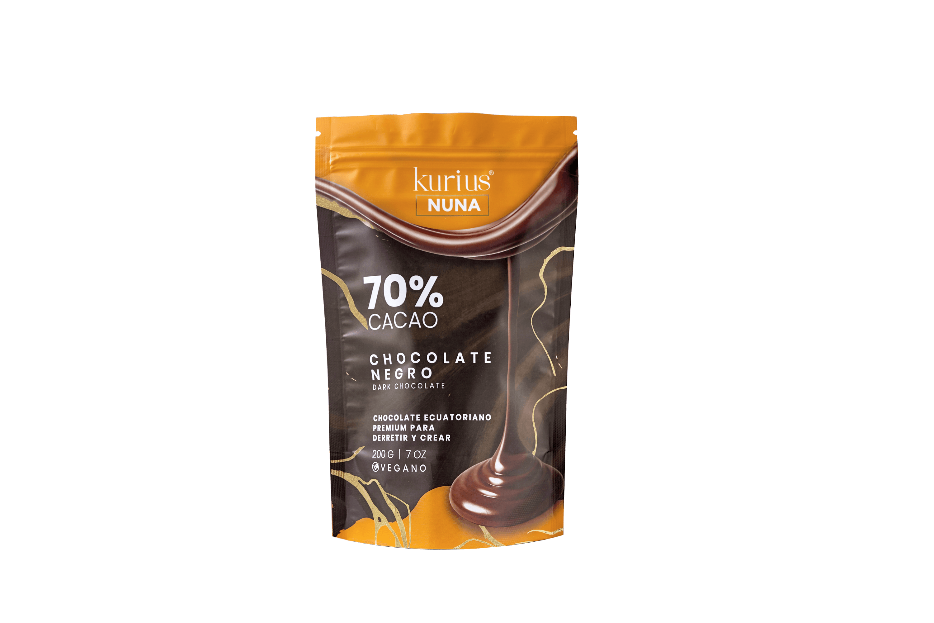 Monedas de chocolate Kurius Nuna 70% cacao