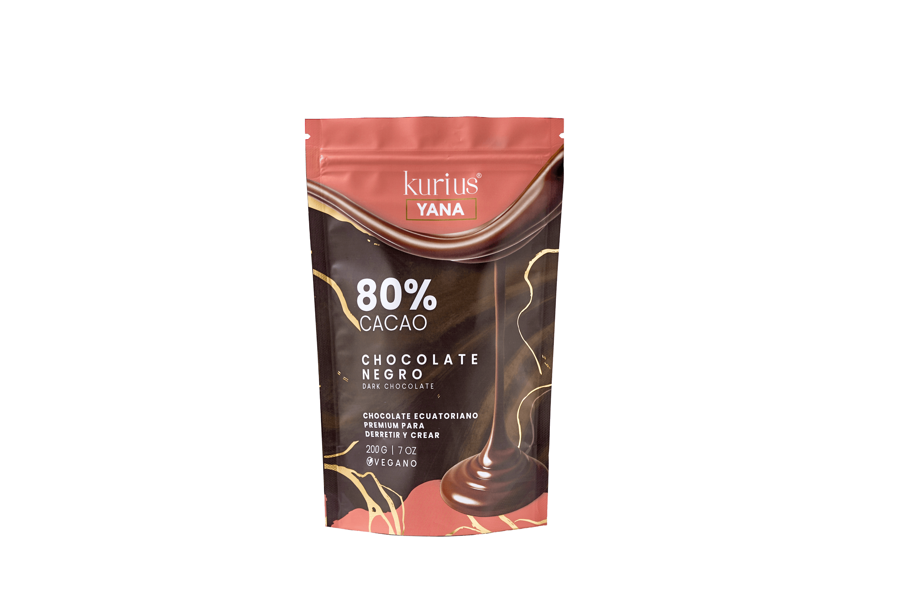 Monedas de chocolate Kurius Yana 80% cacao